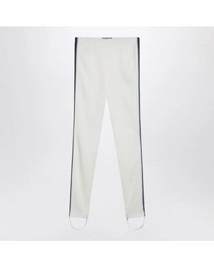 Prada Ivory Technical Fabric Leggings - White