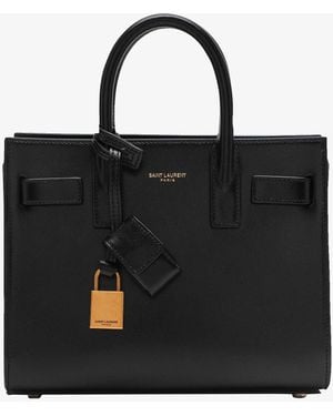 Saint Laurent Borsa A Tracolla Sac De Jour Nano - Black