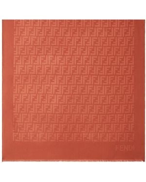 Fendi Ff Stole - Red