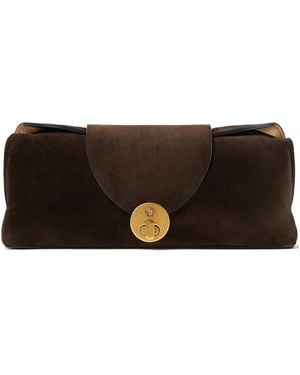 Versace Clutch With Chain - Brown