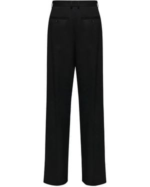 MM6 by Maison Margiela High-Rise Trousers - Black