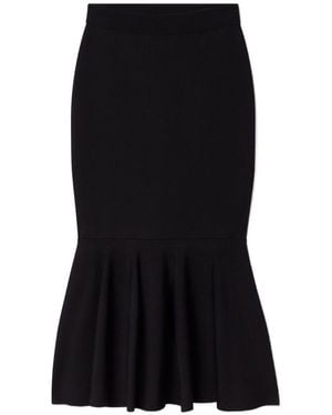 Stella McCartney Flared Midi Skirt - Black