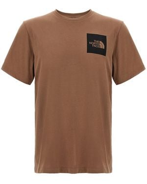 The North Face 'Fine' T-Shirt - Brown