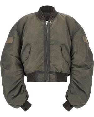 Rick Owens 'Secchia Flight' Bomber Jacket - Grey