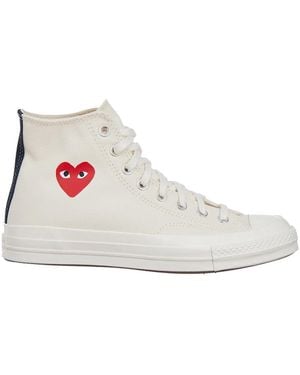COMME DES GARÇONS PLAY Converse Ct70 Hi Top Trainers - White