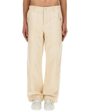 Maison Kitsuné Maison Kitsuné Workwear Pants - Natural