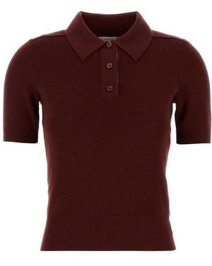 Burberry Wool Polo - Red