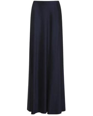 Ralph Lauren Masina Maxi A Line Skirt - Blue