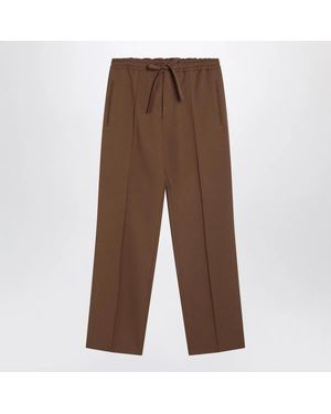 Valentino Gabardine Pants - Brown