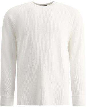 Beams Plus "Crew Thermal 30" Crew-Neck T-Shirt - White