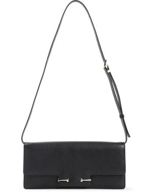 Tom Ford Supple Grain Leather Aube E/W Shoulder Bag - Black