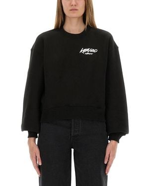 KENZO Cotton Sweatshirts - Black