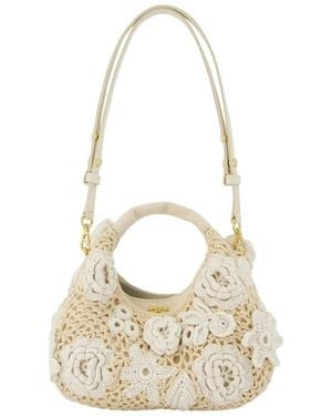 Ganni Hobo Mini Purse - White