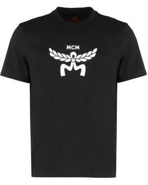 MCM Cotton T-Shirt - Black