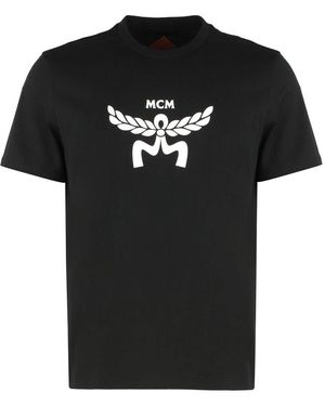 MCM Cotton T-Shirt - Black