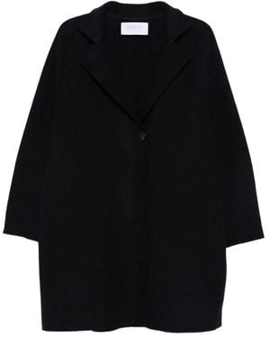 Harris Wharf London Wool Coat - Black
