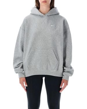 Nike Studio Fleece Hoodie - Grey
