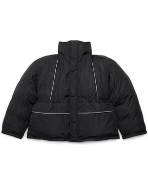 Balenciaga Logo-print Puffer Jacket - Unisex - Polyamide - Black