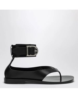 DURAZZI MILANO Sandals With Ankle Strap Closure - Black