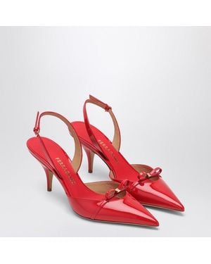 Ferragamo Gylla 70 Slingback - Red