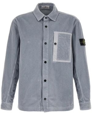 Stone Island '1200016' Overshirt - Blue