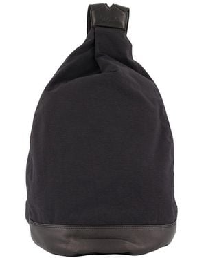 Yohji Yamamoto Hakama Tuck Backpack - Black