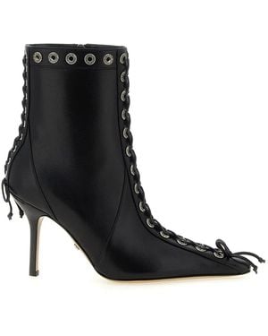 Mach & Mach Mach & Mach 'Crystalized Corset' Ankle Boots - Black
