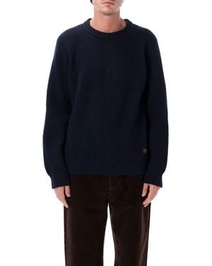 Filson Wool Ribbed Jumper - Blue