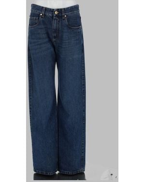 Brunello Cucinelli Pantalone "Contemporary Loose" - Blue