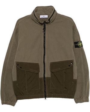 Stone Island Military Cotton Shirts - Brown