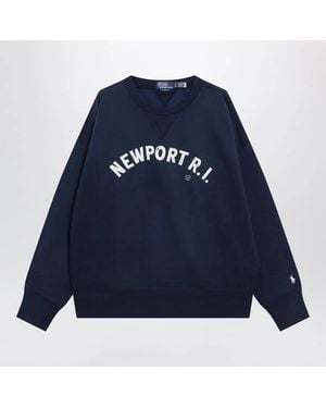 Polo Ralph Lauren Sweatshirt With Embroidery Vintagefit - Blue