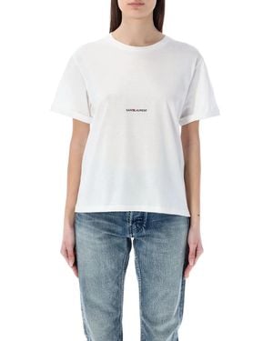 Saint Laurent Boyfriend Tshirt - White