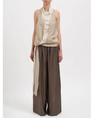 Entire studios Fluid Shell Tank Top - Natural