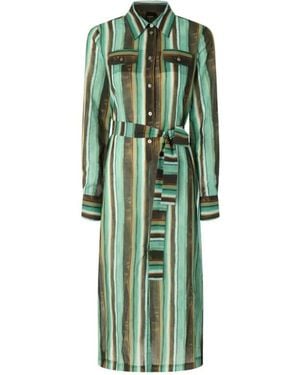 Pinko Cotton Dress - Green