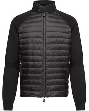 Moncler Cardigan Imbottito - Black