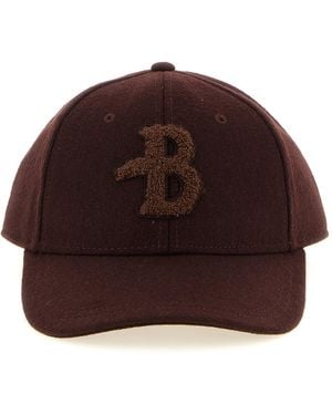 Ballantyne Monogram Patch Cap - Brown