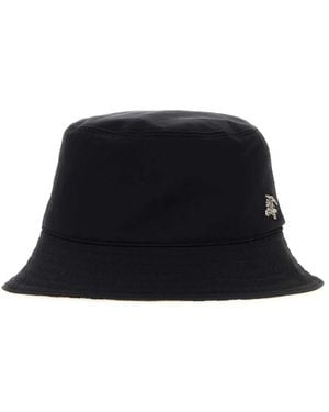 Burberry Logo Bucket Hat - Black
