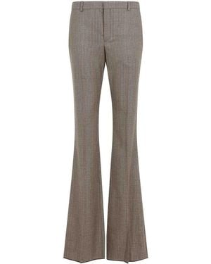 Saint Laurent Price De Galles Trousers - Grey
