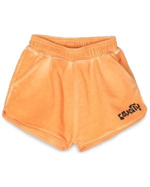 Marcelo Burlon Marcelo Burlon County Of Milan Sweatshorts - Orange