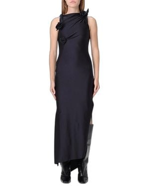 Coperni Sleeveless Cut-Out Dresses - Blue