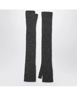 Roberto Collina Long Gloves - Grey