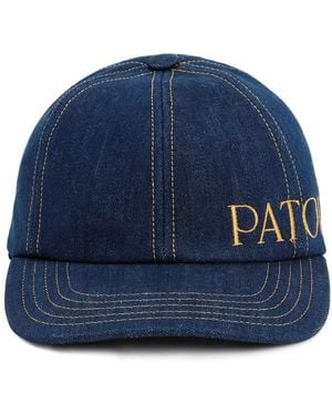 Patou Denim Baseball Cap - Blue