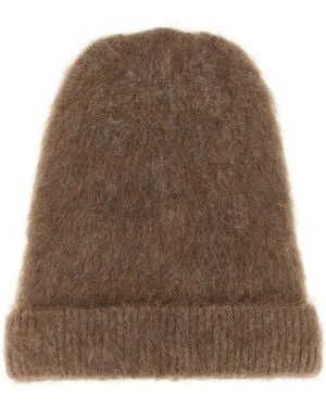 Maison Margiela 'Four Stitches' Cap - Brown