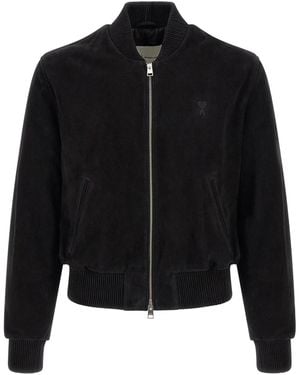 Ami Paris 'Ami De Coeur' Jacket - Black