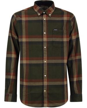 Barbour Tailored Fit Tartan Cotton Shirt - Green