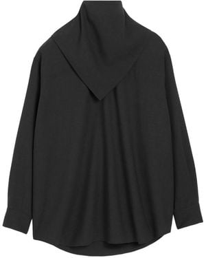 Ami Paris Charcoal Wool Top - Black