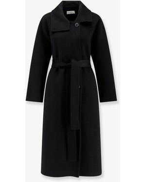 The Dynamis Studio Paris Wool Coat - Black