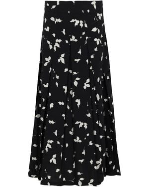 Alysi Printed Skirt - Black