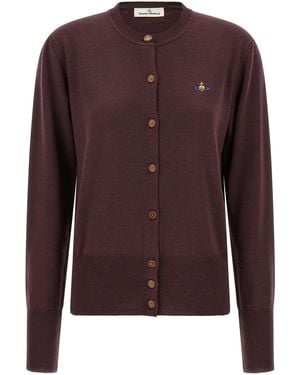 Vivienne Westwood 'Bea' Cardigan - Purple