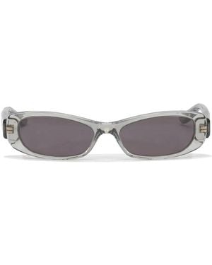 Balenciaga Nova Acetate Sunglasses - White